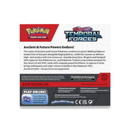 Pokemon Scarlet & Violet Temporal Forces Booster Box - Image 3