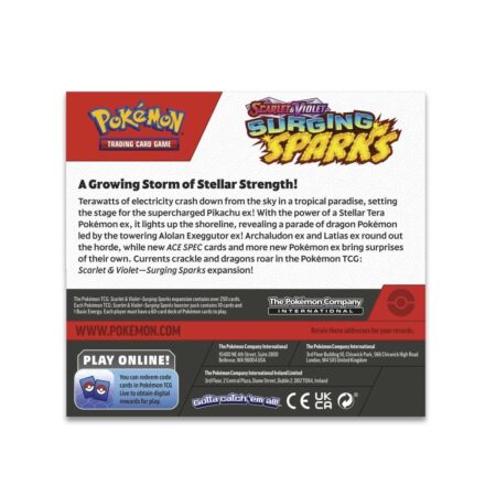 Surging Sparks - Booster Box back