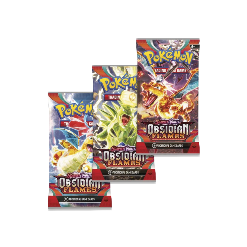 Pokemon Obsidian Flames 3 Pack Display - Houndstone