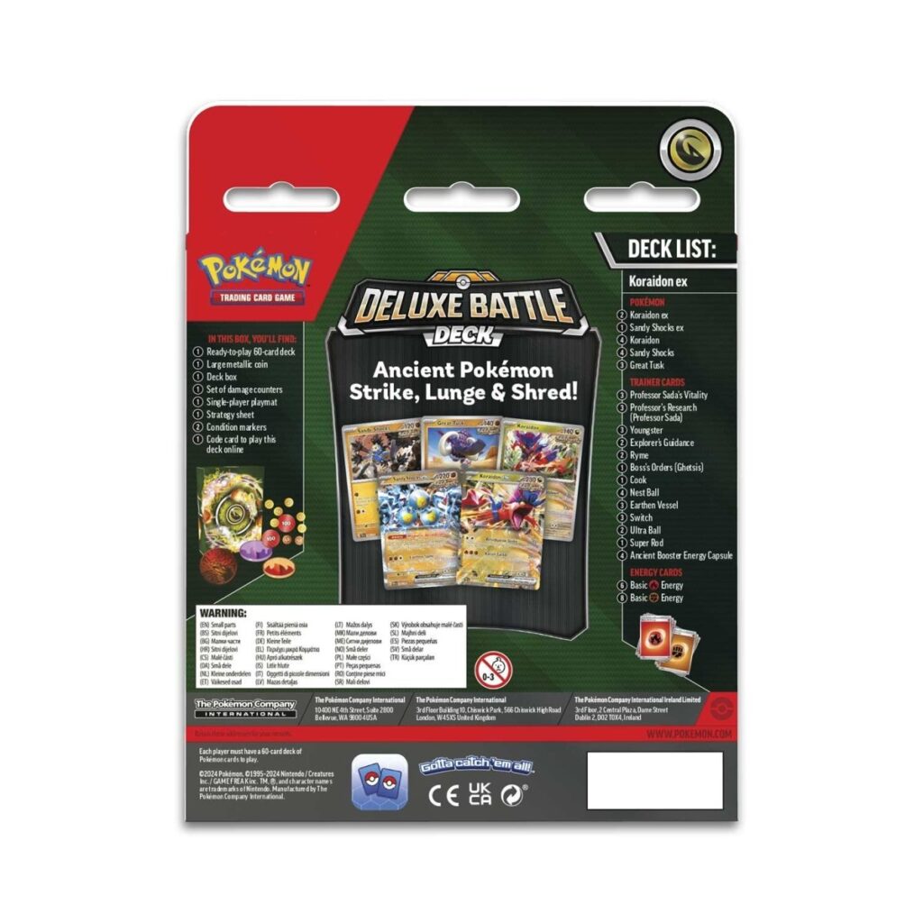 Pokemon Koraidon ex Deluxe Battle Deck