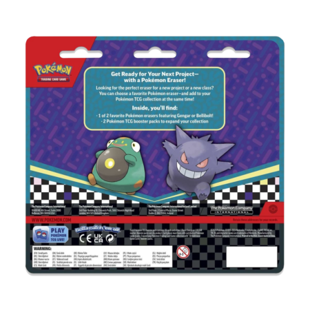 Pokemon Back to School Bellibolt Eraser Set - Image 4