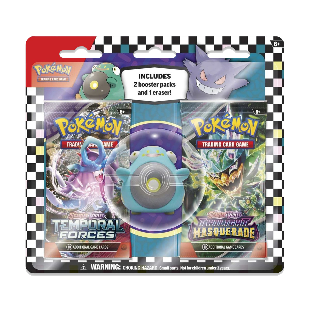 Pokemon Back to School Bellibolt Eraser Set