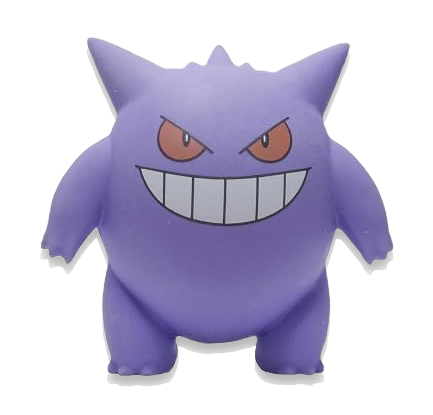 Pokemon Back to School Gengar Eraser Set - Image 2