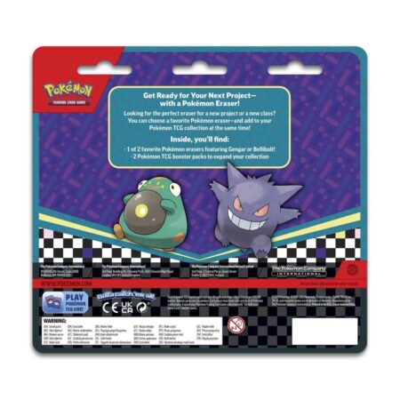 Pokemon Back to School Bellibolt Eraser Set - Image 4