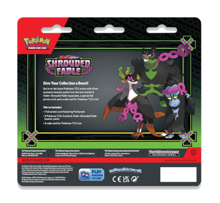 Pokemon Shrouded Fable 3 Pack Blister - Image 3
