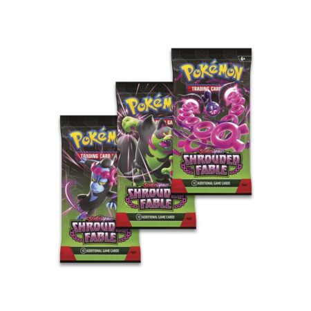 Shrouded Fable 3 pack blister with pecharunt packs