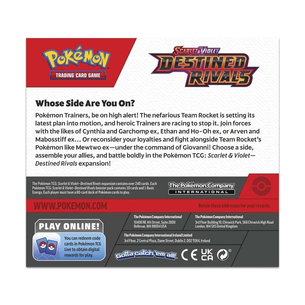 Destined Rivals Booster Box back