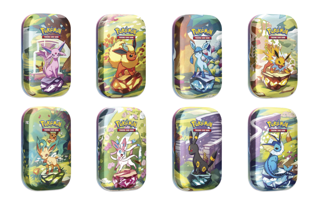 Pokemon Prismatic Evolutions Mini Tins
