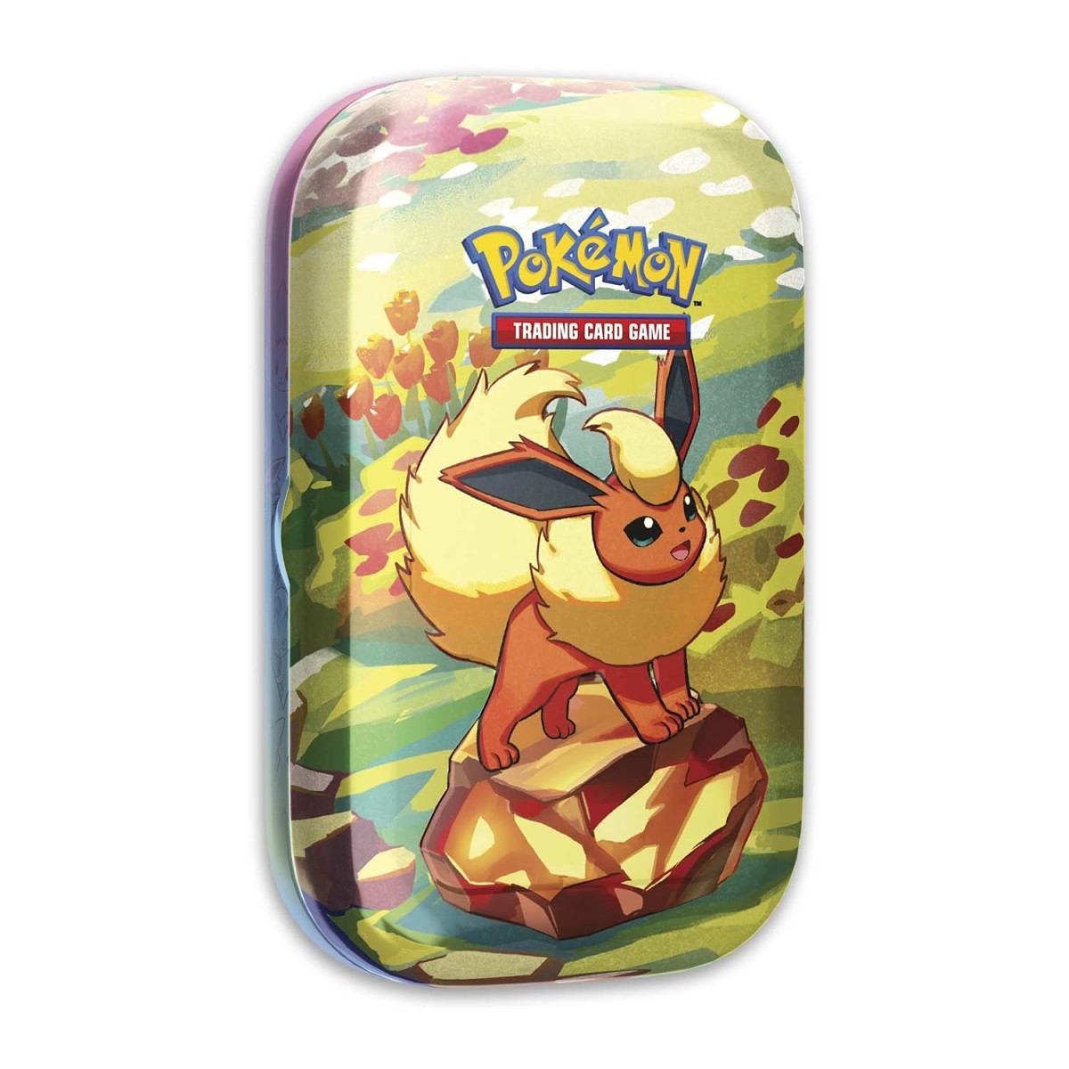Flareon Prismatic Evolutions Mini TIn