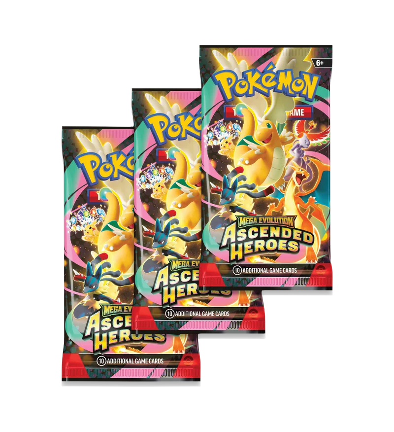 Pokemon Mega Evolution Ascended Heroes Tech Sticker Collection