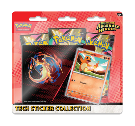 Pokemon Mega Evolution Ascended Heroes Tech Sticker Collection