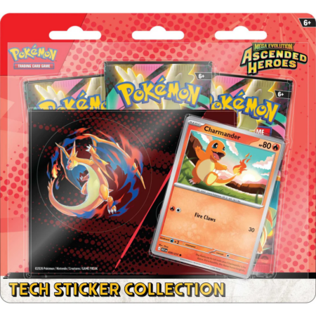 Pokemon Mega Evolutions Ascended Heroes Tech Sticker Collection