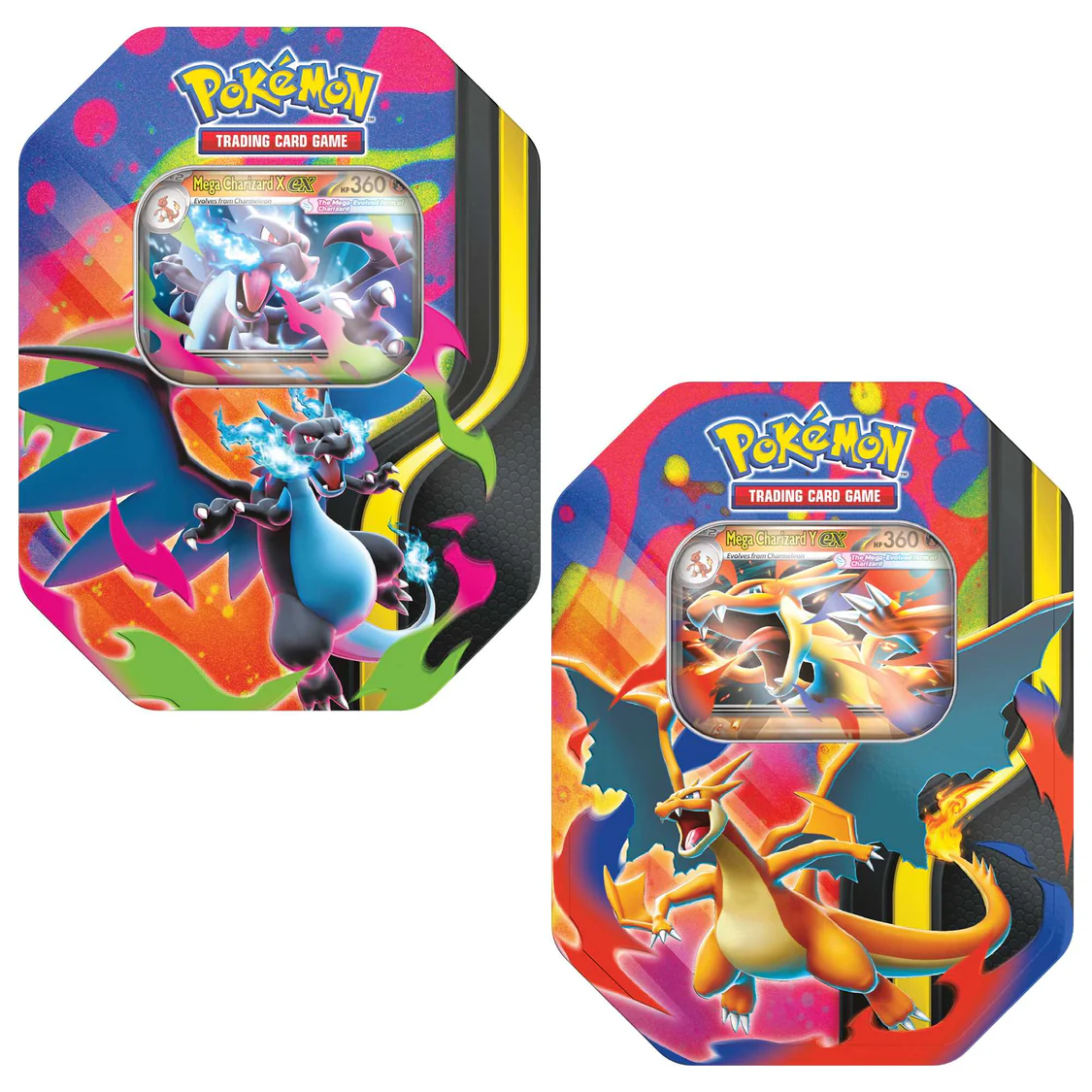 Pokemon Mega Evolutions Mega Charizard Ex Tins