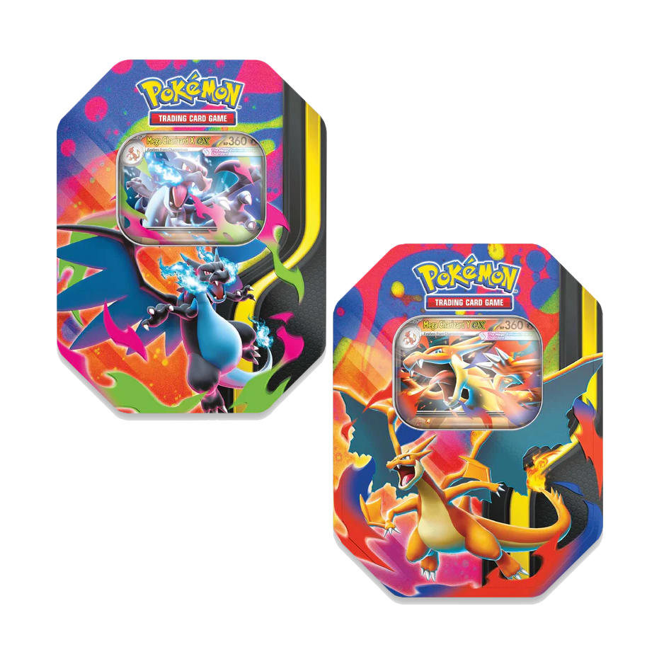 Pokemon Mega Charizard EX Tins