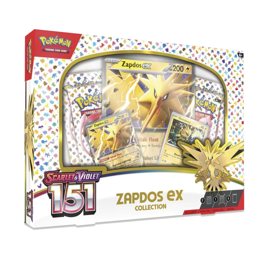Pokemon Scarlet & Violet 151 Zapdos EX Collection