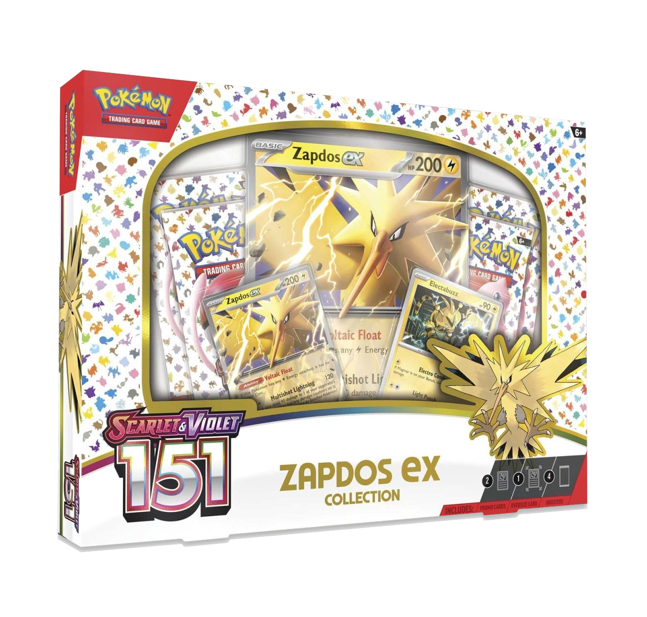 Pokemon Scarlet & Violet 151 Zapdos EX Collection