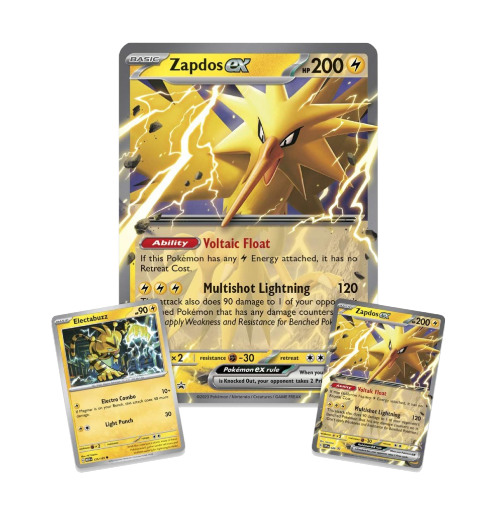 Pokemon Scarlet & Violet 151 Zapdos EX Collection