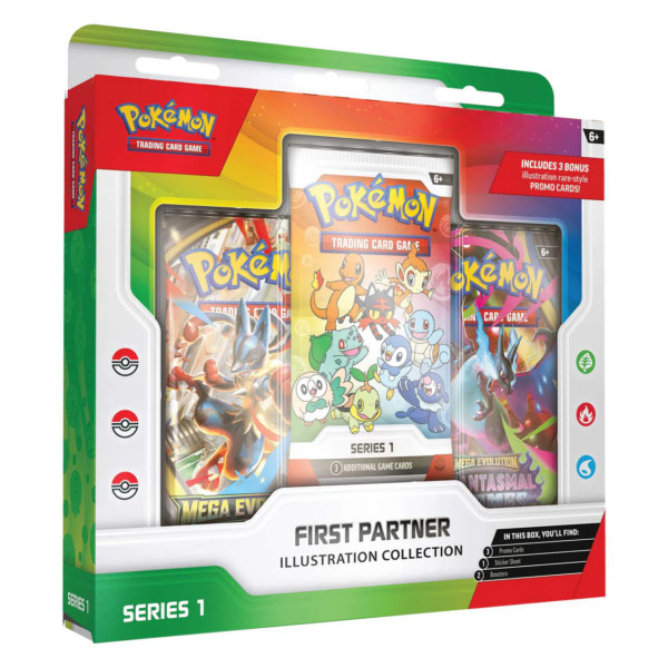 Pokemon First Partner Illustration Collection - Series 1