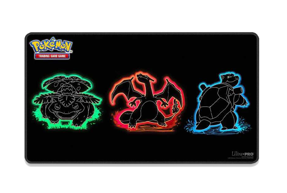 Pokemon Neon Kanto Foil Playmat