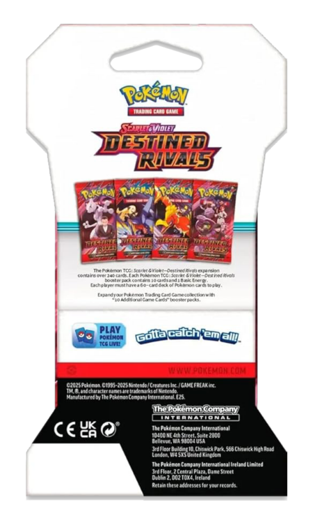 Pokemon Scarlet & Violet Destined Rivals Sleeved Booster Pack - Image 2