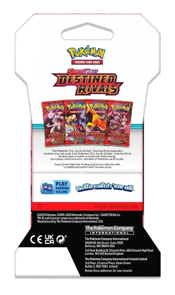 Pokemon Scarlet & Violet Destined Rivals Sleeved Booster Pack