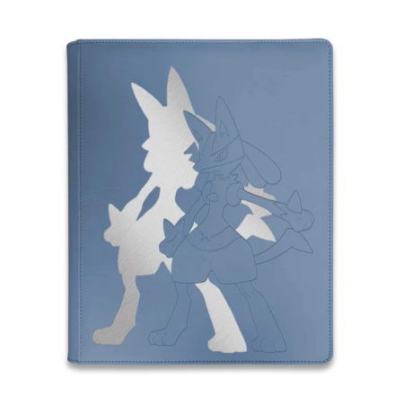 Pokemon Elite Series Lucario 9 Pocket Zippered PRO Binder