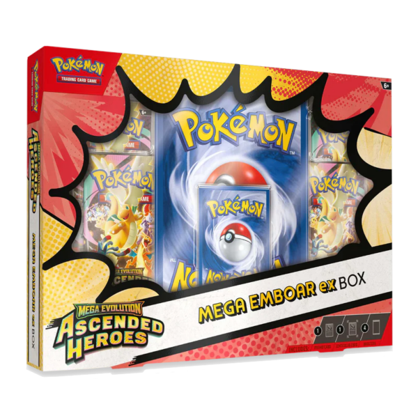 Pokemon Mega Evolutions Mega Emboar ex Box