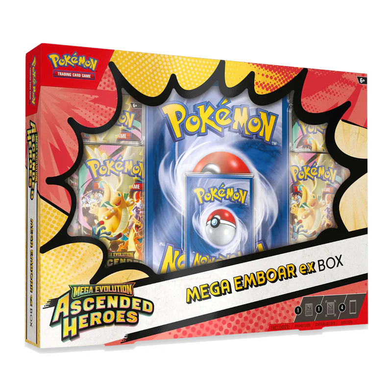 Pokemon Mega Evolutions Mega Emboar ex Box
