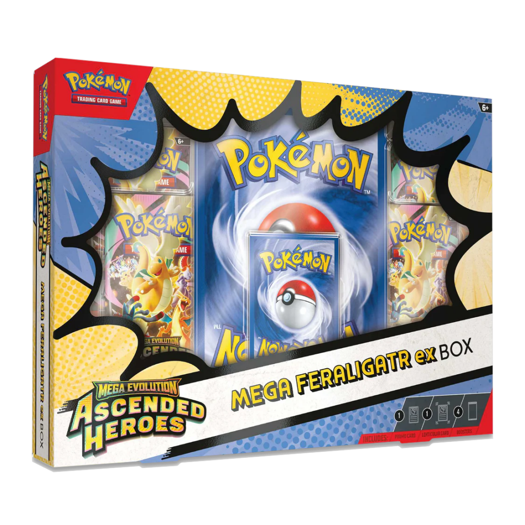 Pokemon Mega Evolutions Mega Feraligatr ex Box