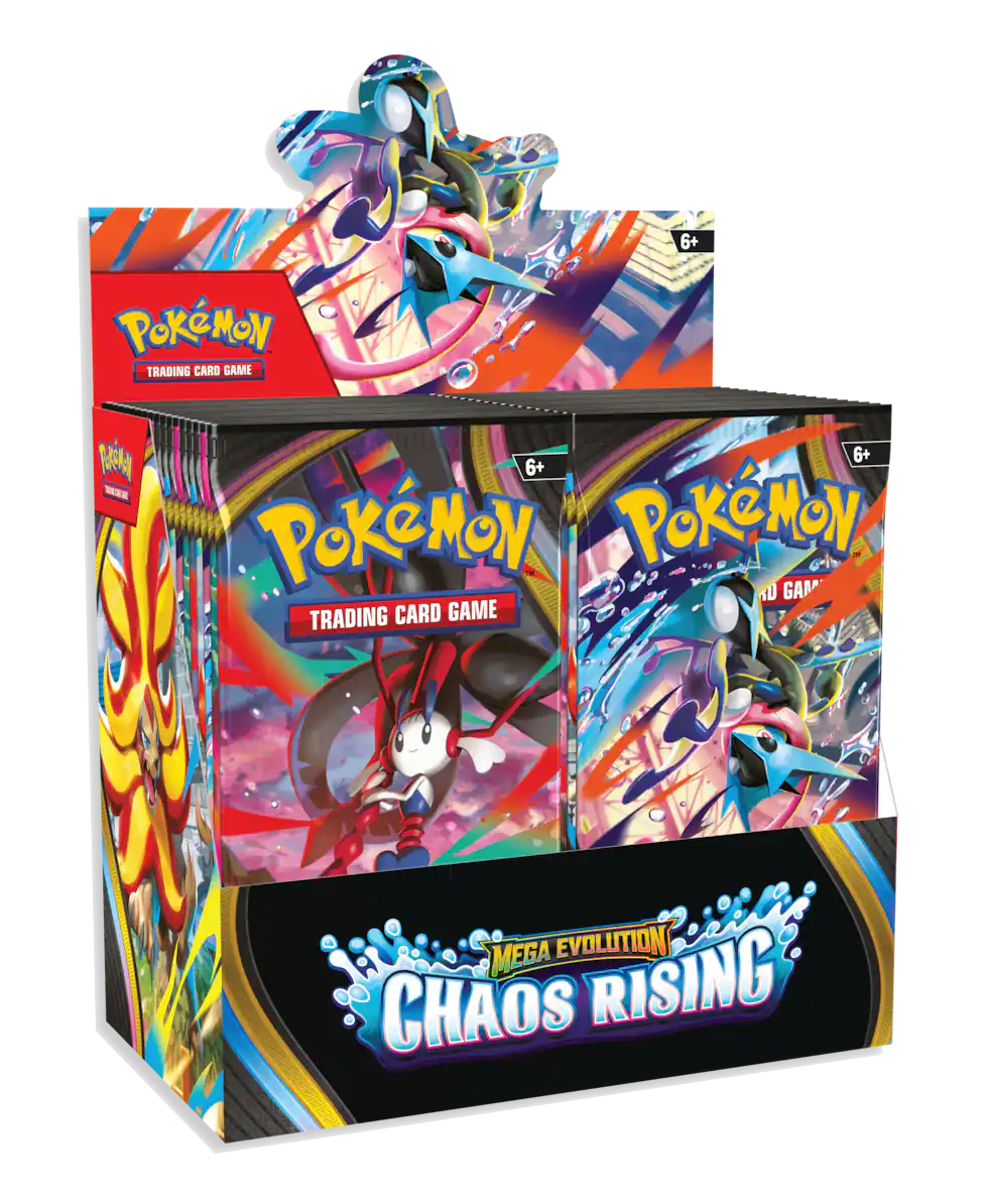 Pokemon Mega Evolutions Chaos Rising Booster Box