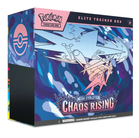 Pokemon Mega Evolutions Chaos Rising Elite Trainer Box