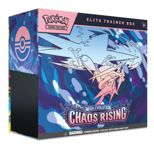 Pokemon Mega Evolutions Chaos Rising Elite Trainer Box