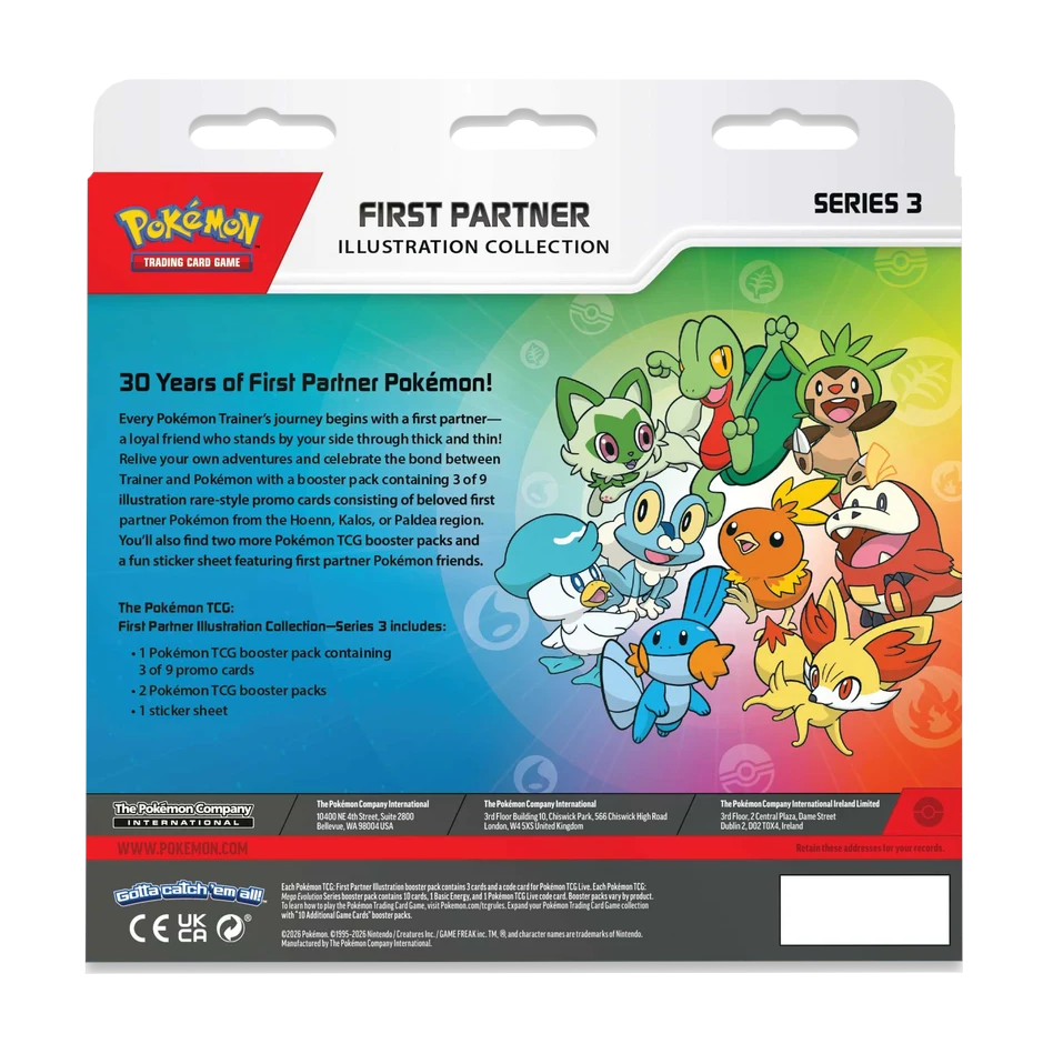 Pokemon First Partner Illustration Collection Series 3