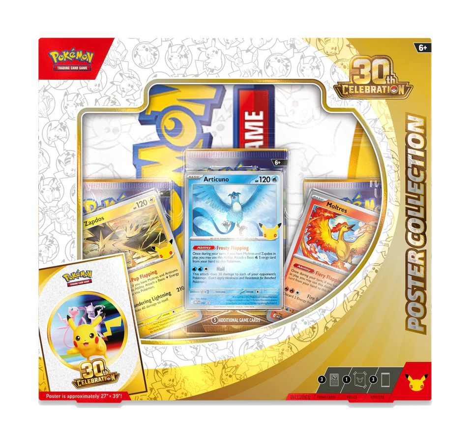 Pokemon 30th Celebration Poster Collection