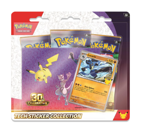 Pokemon 30th Celebration Tech Sticker Collection - Image 2