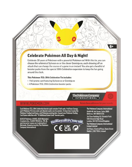 Pokemon 30th Celebration ex Tin - Image 4
