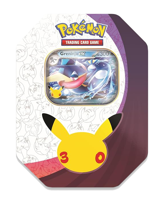30th Celebration Greninja ex Tin