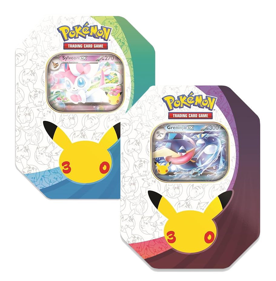 Pokemon 30th Celebration ex Tin