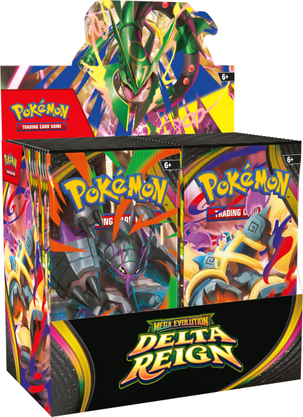 Pokémon TCG Mega Evolution Delta Reign Booster Display