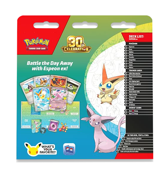 Pokemon 30th Celebration Battle Deck